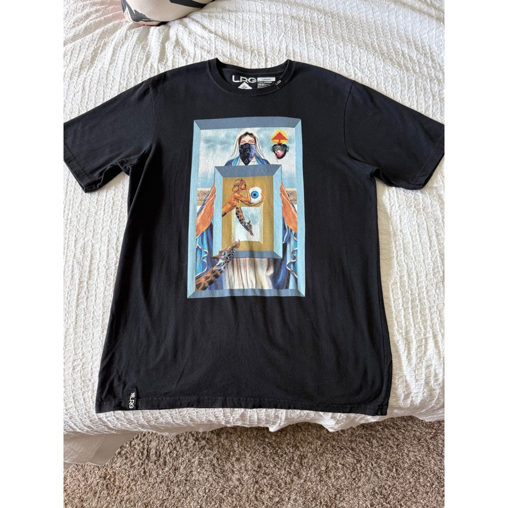 LRG Graphic T-Shirt  "Find My Way" streetwear T-shirt sz L